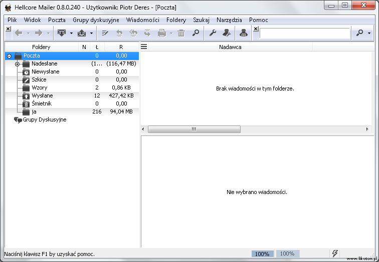 GradGreyHCM – zestaw ikon dla Hellcore Mailer