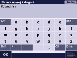 Okno - Nazwa nowej kategorii