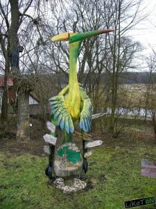 Drogowskaz w Supraślu