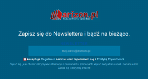 Arizon.pl - Newsletter Arizon.pl - Newsletter