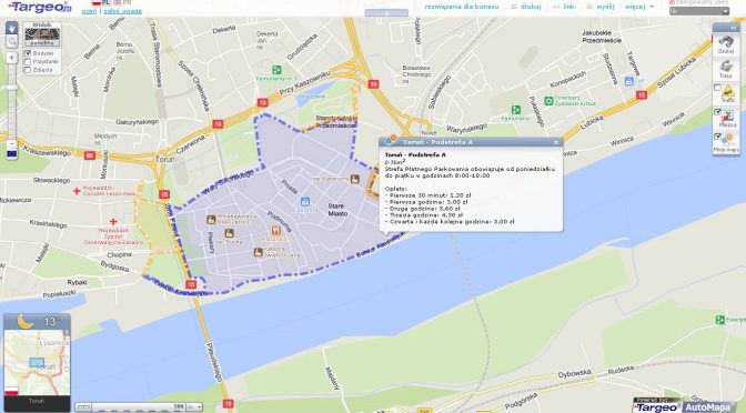 Zmiany na stronie ze Strefami Płatnego Parkowania