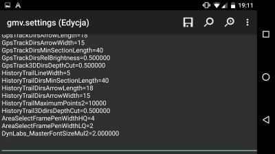 Edytowanie pliku gmv.settings Edytowanie pliku gmv.settings