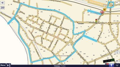 Cieszyn Strefa Płatnego Parkowania-obrys Cieszyn Strefa Płatnego Parkowania-obrys