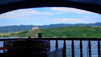 Czorsztyński zamek z gondoli