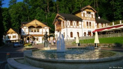 Plac Dietla w Szczawnicy Plac Dietla w Szczawnicy