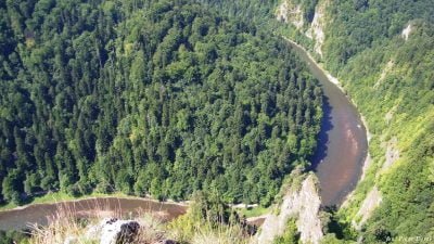 Przełom Dunajca z Sokolicy