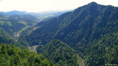 Przełom Dunajca z Sokolicy