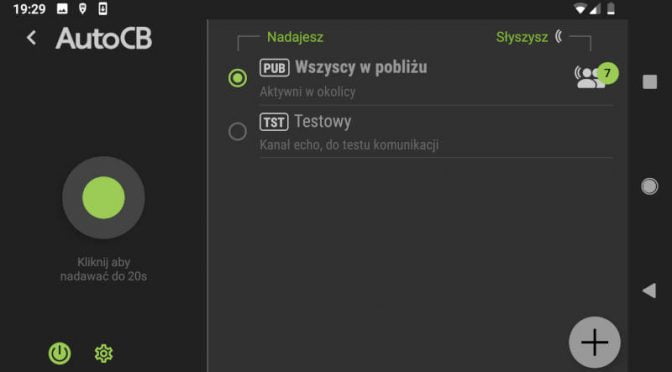 AutoCB jako osobna aplikacja AutoMapy!