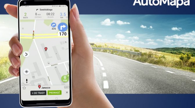 [Informacja prasowa] Dotknij i jedź! Nowa AutoMapa Android!
