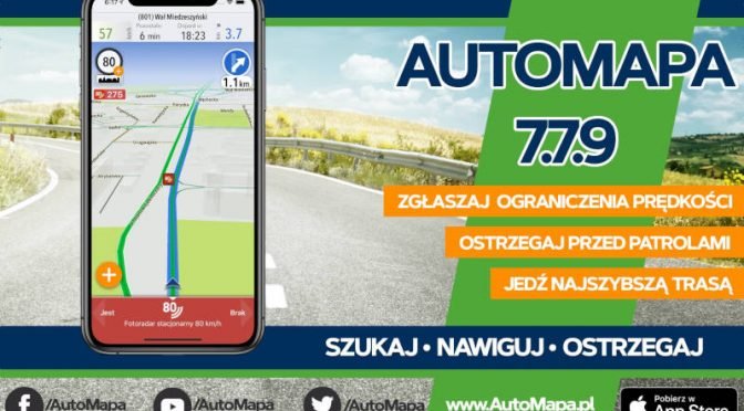 [Informacja prasowa] AutoMapa udostępnia narzędzie  do aktualizacji ograniczeń prędkości!