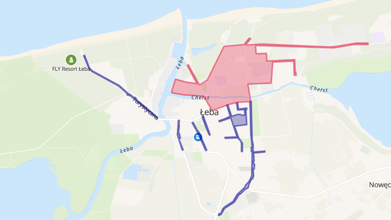 Łeba – Strefa Płatnego Parkowania