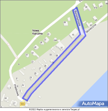 Nowa Karczma Strefa Płatnego Parkowania mapa Targeo