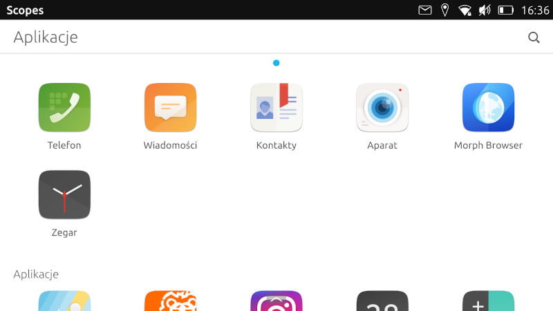 Przegląd systemu Ubuntu Touch
