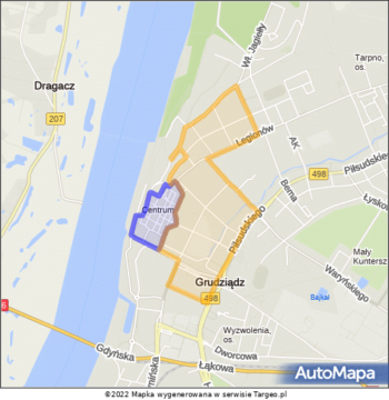 Grudziądz Strefa Płatnego Parkowania mapa Targeo Grudziądz Strefa Płatnego Parkowania mapa Targeo