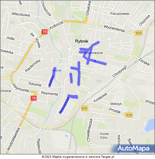 Rybnik – Strefa Płatnego Parkowania