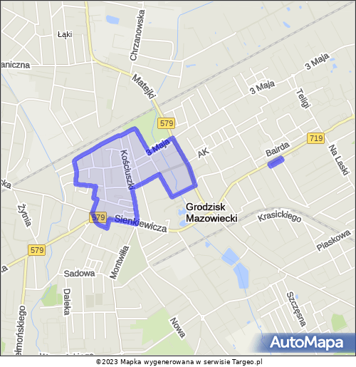 Grodzisk Mazowiecki – Strefa Płatnego Parkowania