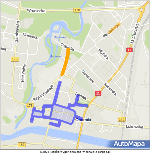 Oborniki – Strefa Płatnego Parkowania