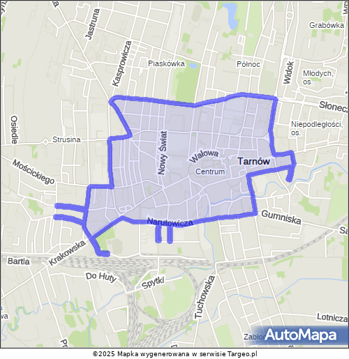 Tarnów – Strefa Płatnego Parkowania