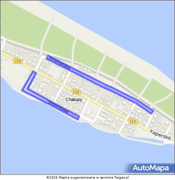 Chałupy Strefa Płatnego Parkowania mapa Targeo Chałupy Strefa Płatnego Parkowania mapa Targeo