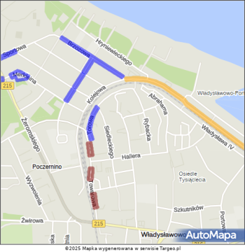 Władysławowo Strefa Płatnego Parkowania mapa Targeo