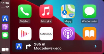 AutoMapa 7.9.7 iOS Manewry po zminimalizowaniu w CarPlay