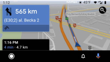 AutoMapa na Android Auto
