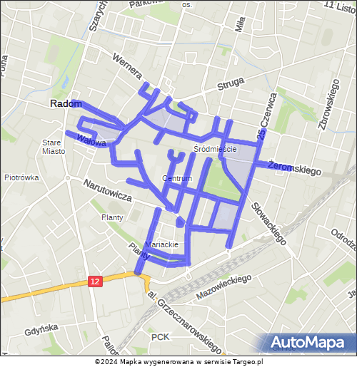 Radom – Strefa Płatnego Parkowania Niestrzeżonego