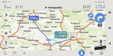 AutoMapa - LikeNE - trasa AutoMapa - LikeNE - trasa