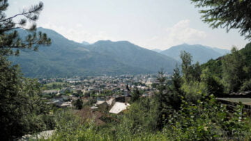 Ebensee - Widok z ulicy Bartlberg
