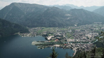 Widok na Ebensee z Grosser Sonnstein