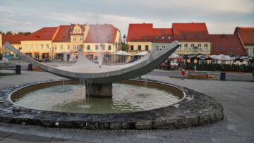 Wodzisław Śląski - fontanna na Rynku