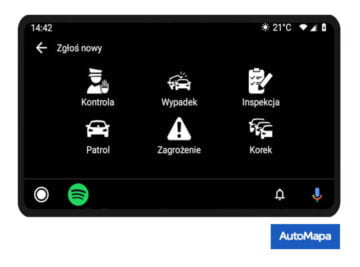 AutoMapa - Android Auto - AutoRadar