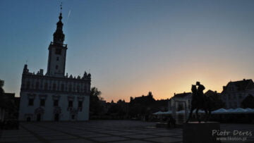 Chełmno Rynek nocą