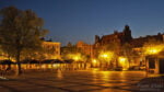 Chełmno Rynek nocą
