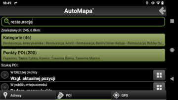 Wyszukiwanie POI