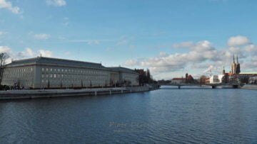 Wrocław - Widok z Mostu Grunwaldzkiego