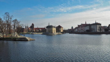 Wrocław Widok z Mostu Uniwersyteckiego