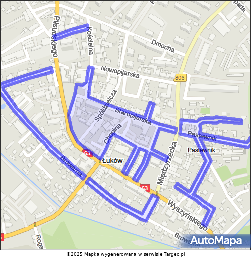 Łuków – Strefa Płatnego Parkowania