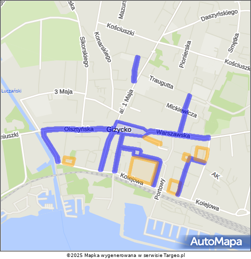 Giżycko – Strefa Płatnego Parkowania