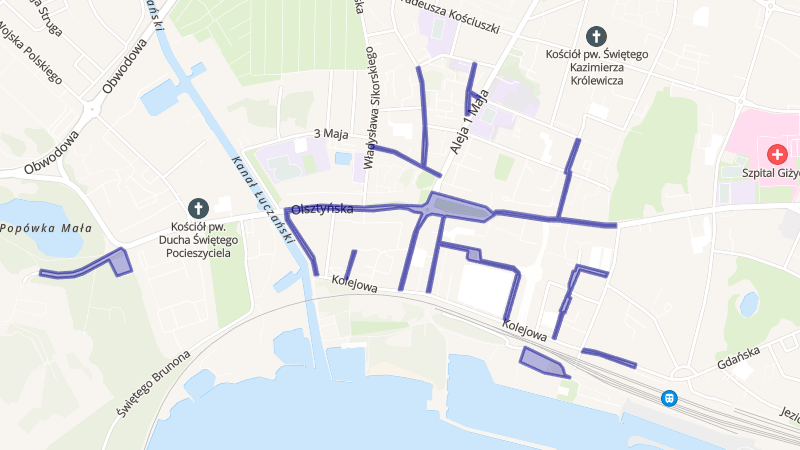 Giżycko – Strefa Płatnego Parkowania