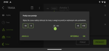 AutoMapa Android 7.4.3 - Ustawianie postoju dla VIA AutoMapa Android 7.4.3 - Ustawianie postoju dla VIA