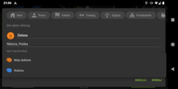 AutoMapa Android 7.6.5 Wybór kolekcji