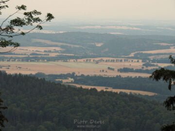 Widok z punktu widokowego na Skopcu
