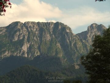 Zakopane - widok na Giewont