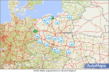 Korona Polski na mapie Targeo
