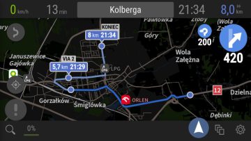 AutoMapa iOS 7.15.10 Nowe etykiety punktów trasy