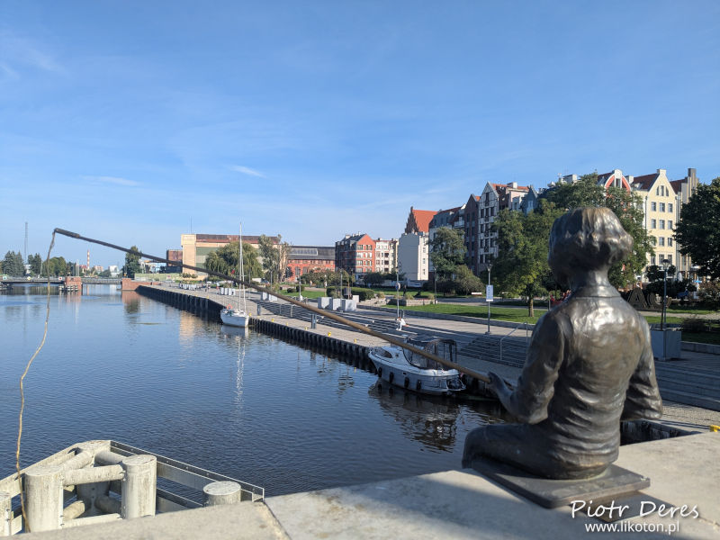 Elbląg Piekarczyk z wędką