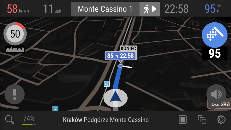 AutoMapa 7.17.0 dojazd do celu