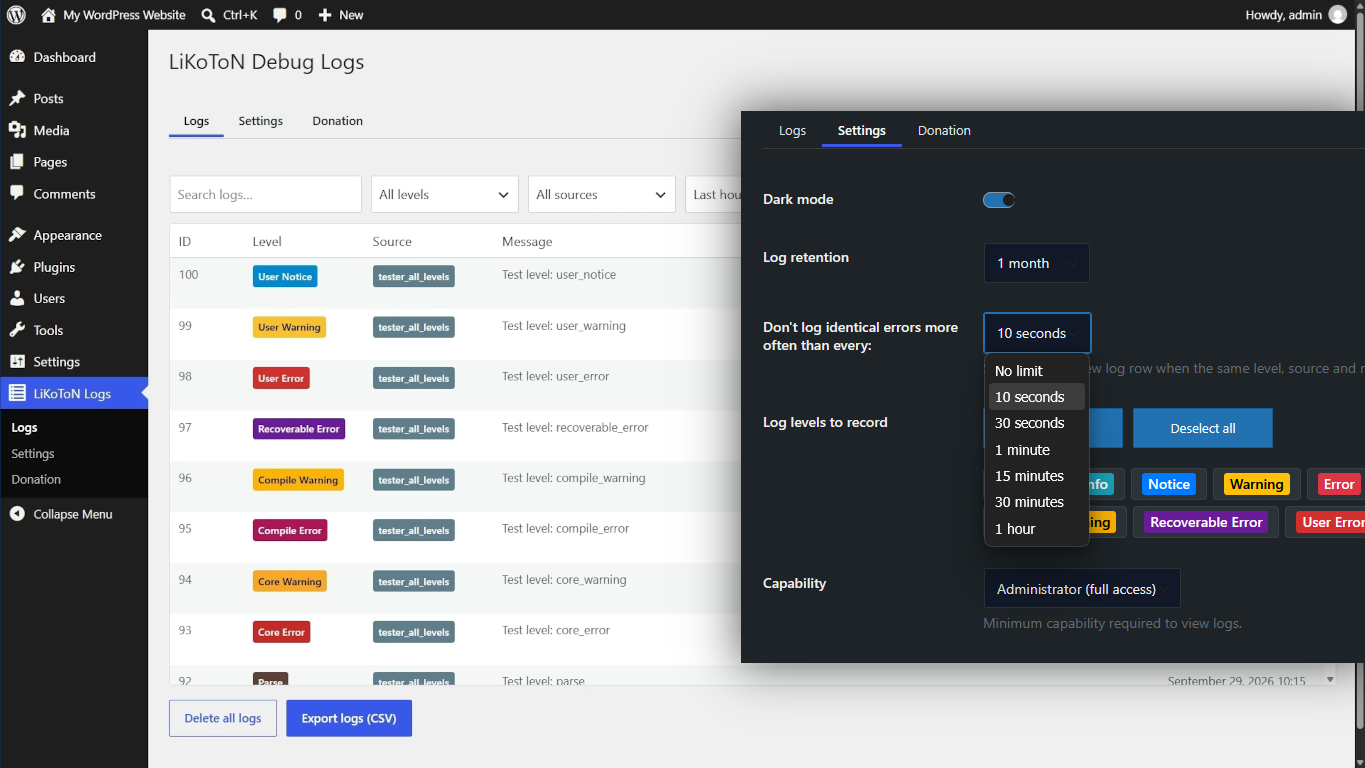 LiKoToN Debug Logs 1.3.0