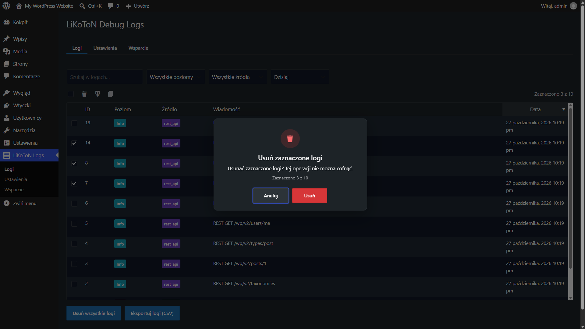 LiKoToN Debug Logs 2.0.0